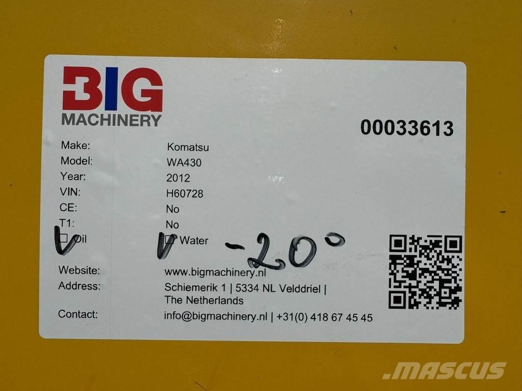 Komatsu WA430-6 Φορτωτές με λάστιχα (Τροχοφόροι)
