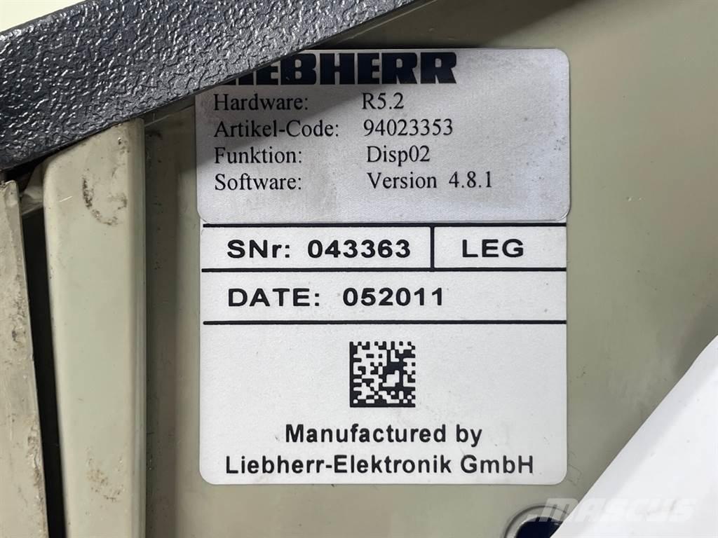 Liebherr A 924 C Ηλεκτρονικά