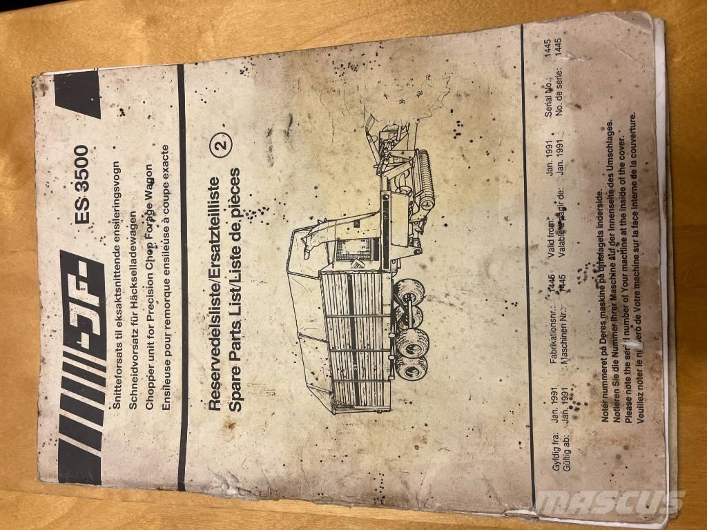 JF ES 3500 Ρυμούλκα με διάταξη αυτοφόρτωσης