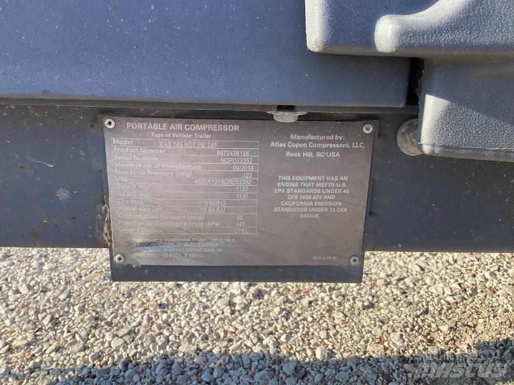 Atlas Copco XAS 185 Συμπιεστές