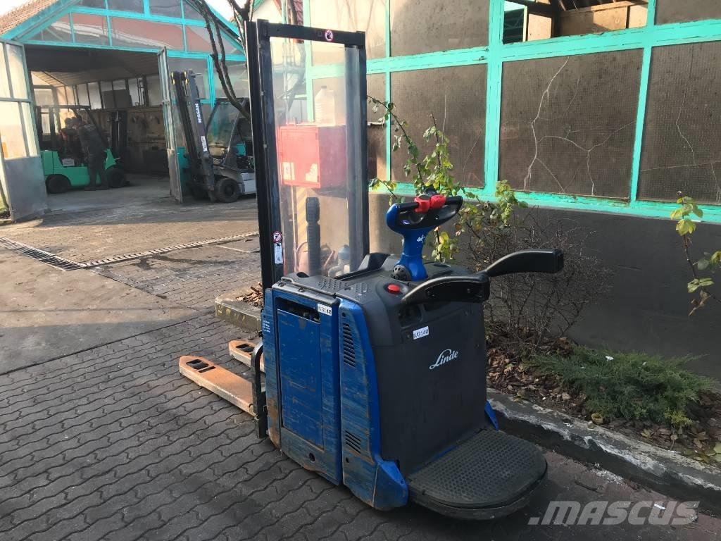 Linde L12LAP V-3140 Ηλεκτρικά παλετοφόρα με ιστό