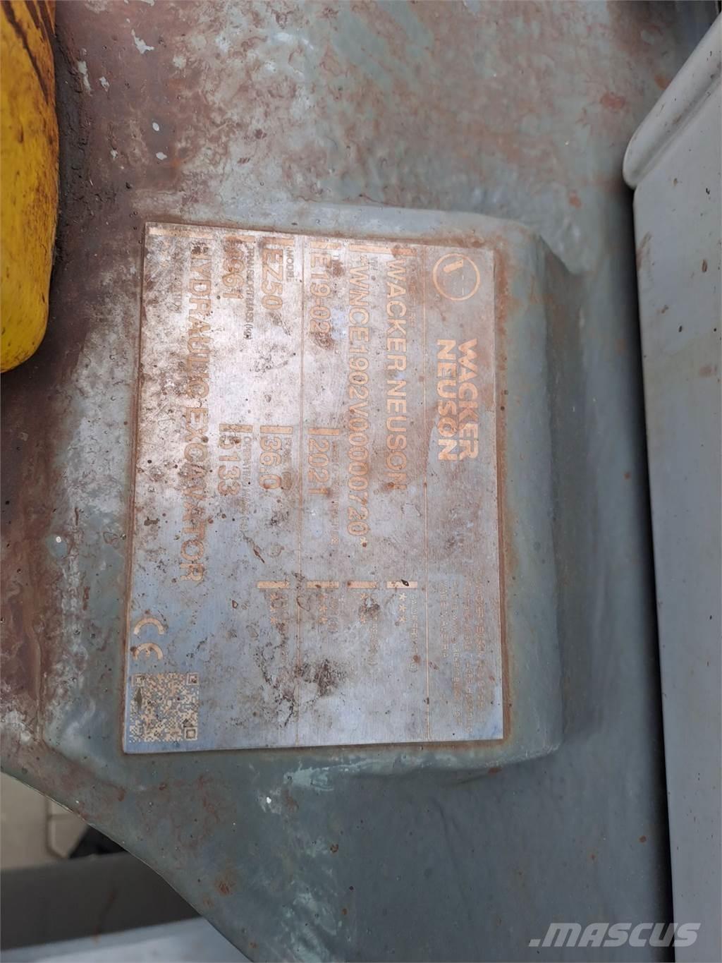 Wacker Neuson EZ50 Εκσκαφείς με ερπύστριες