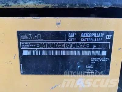 CAT 316 EL Εκσκαφείς με ερπύστριες