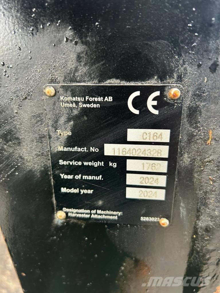 Komatsu C 164 Κεφαλές συλλεκτικών μηχανών