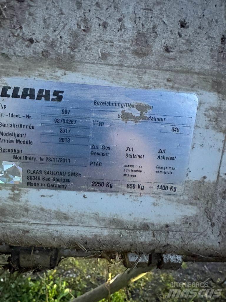 CLAAS Liner 2800 Τσουγκράνες και χορτοξηραντικές μηχανές