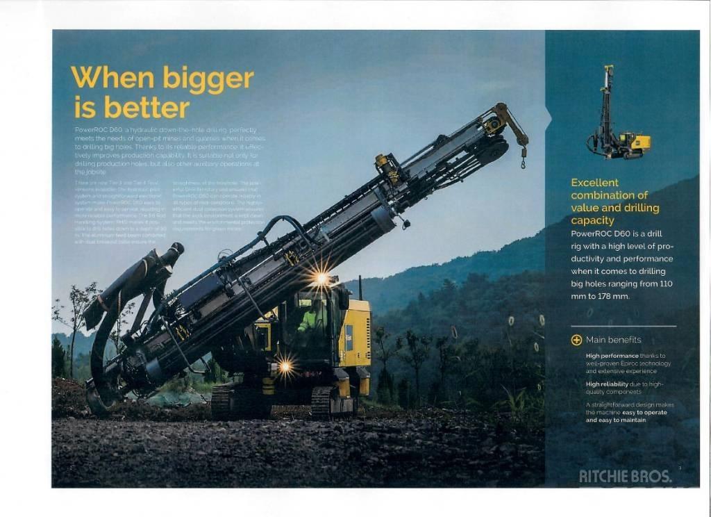 Epiroc PowerRoc D60 Εξοπλισμός επιφανειακών γεωτρήσεων