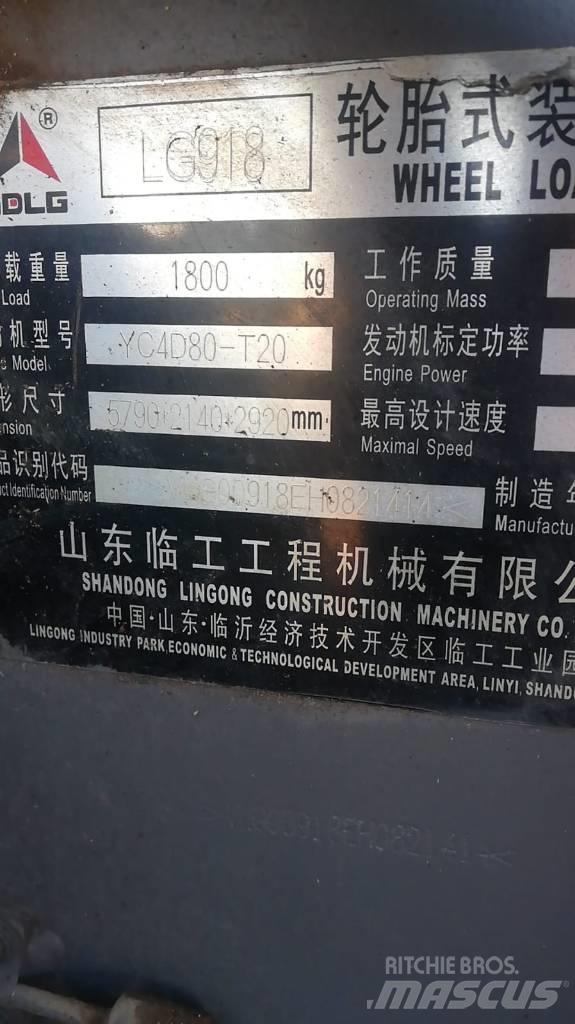 SDLG LG918 Φορτωτές με λάστιχα (Τροχοφόροι)