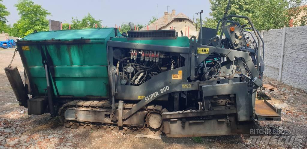 Vögele Super 800 Επίστρωση ασφάλτου