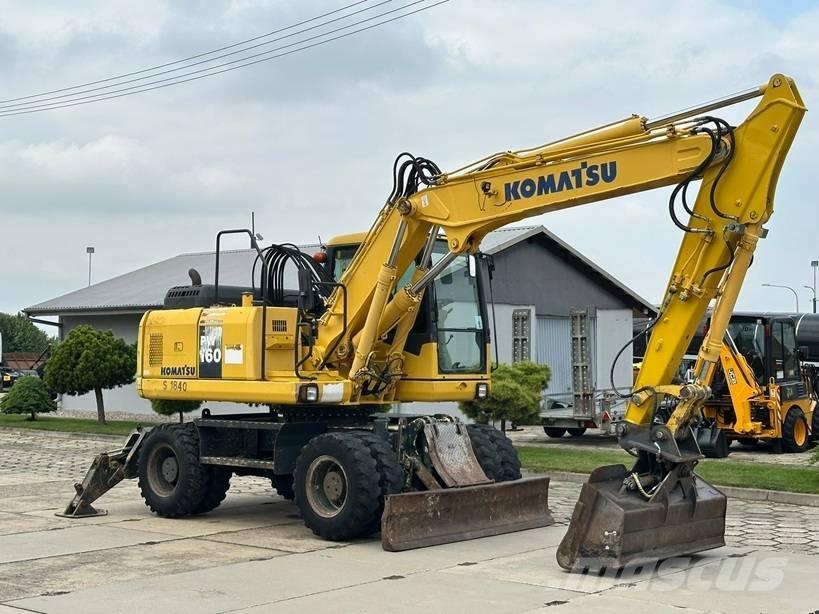 Komatsu PW 160-7E0 Εκσκαφείς με τροχούς - λάστιχα