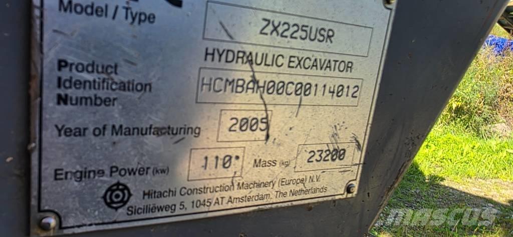 Hitachi ZX 225 USR Εκσκαφείς με ερπύστριες
