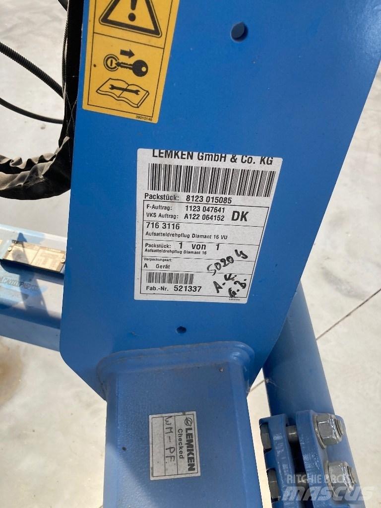 Lemken Diamant 16 Αναστρεφόμενα άροτρα