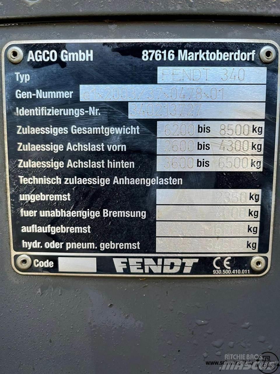 Fendt 313 Vario Τρακτέρ