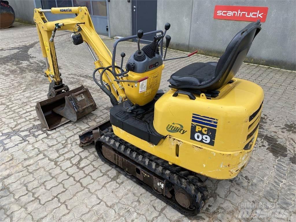 Komatsu PC09-1 Εκσκαφείς με τροχούς - λάστιχα