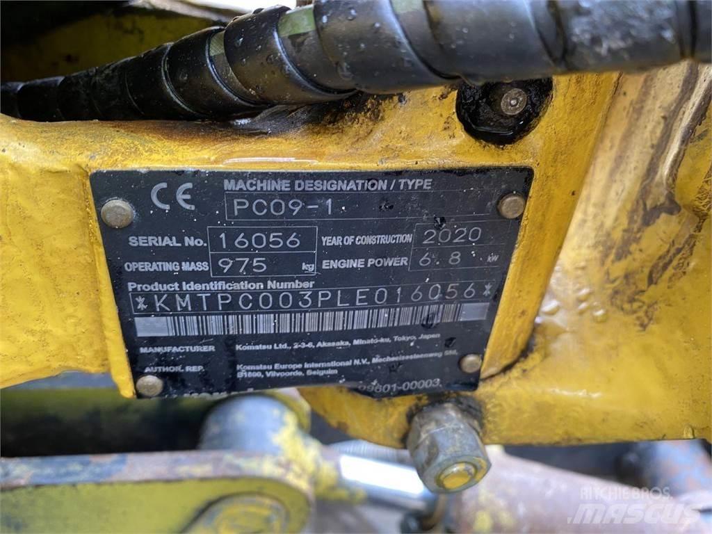 Komatsu PC09-1 Εκσκαφείς με τροχούς - λάστιχα