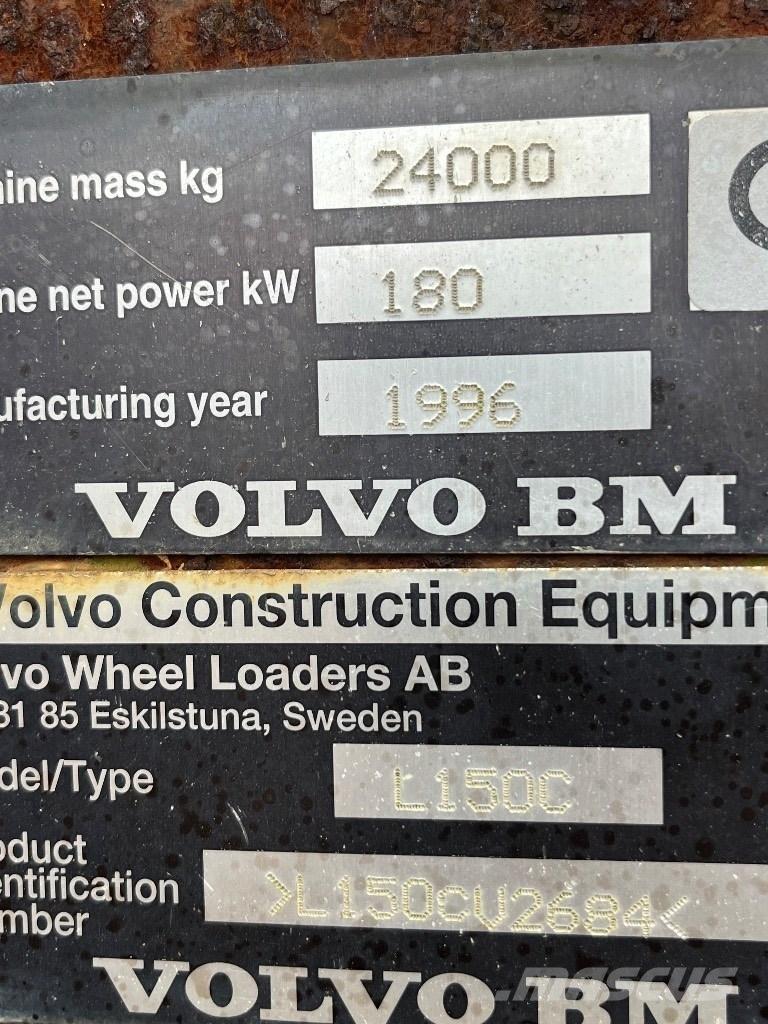Volvo L 150 C Φορτωτές με λάστιχα (Τροχοφόροι)