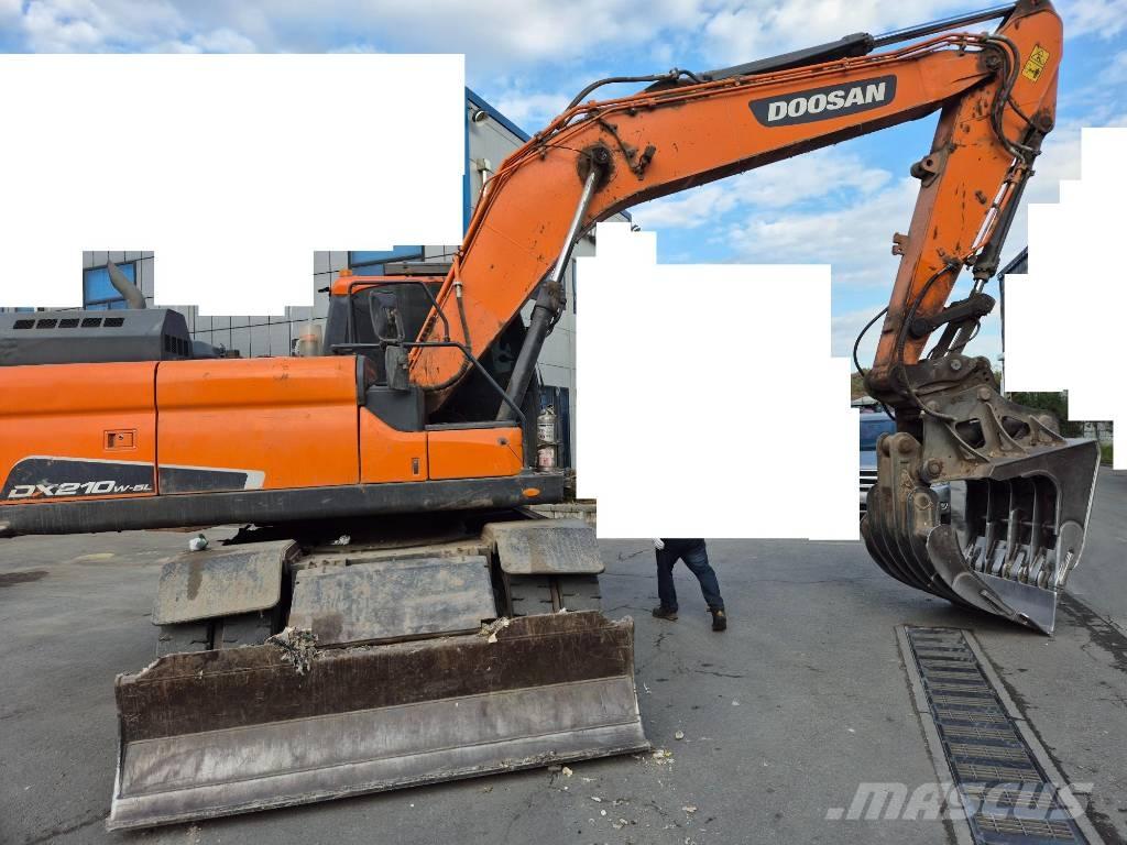 Doosan DX 210 W Εκσκαφείς με τροχούς - λάστιχα