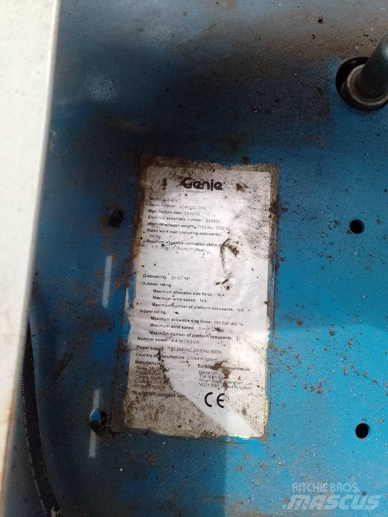 Genie GS 4047 Ανυψωτήρες ψαλιδωτής άρθρωσης