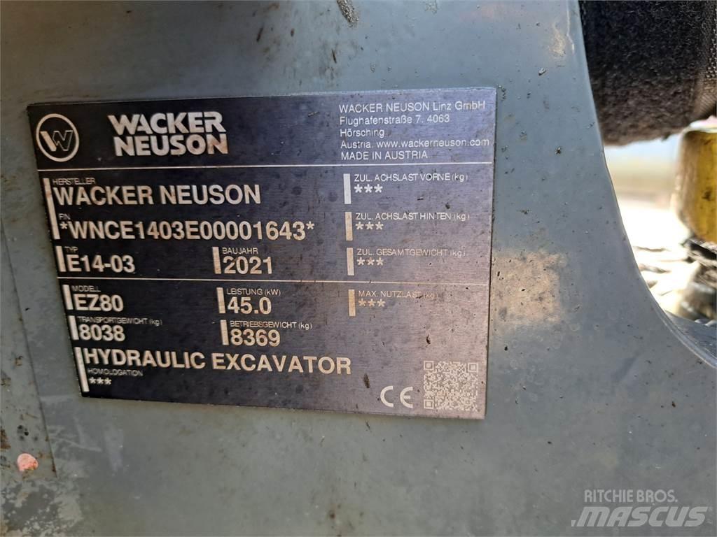 Wacker Neuson EZ80 Εκσκαφείς με ερπύστριες