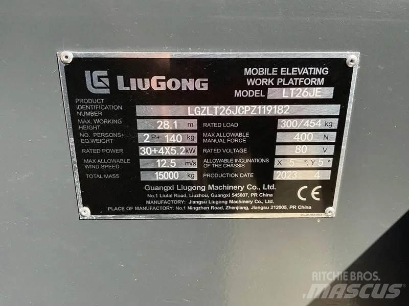 LiuGong LT26JE-li Ανυψωτήρες με αρθρωτό βραχίονα