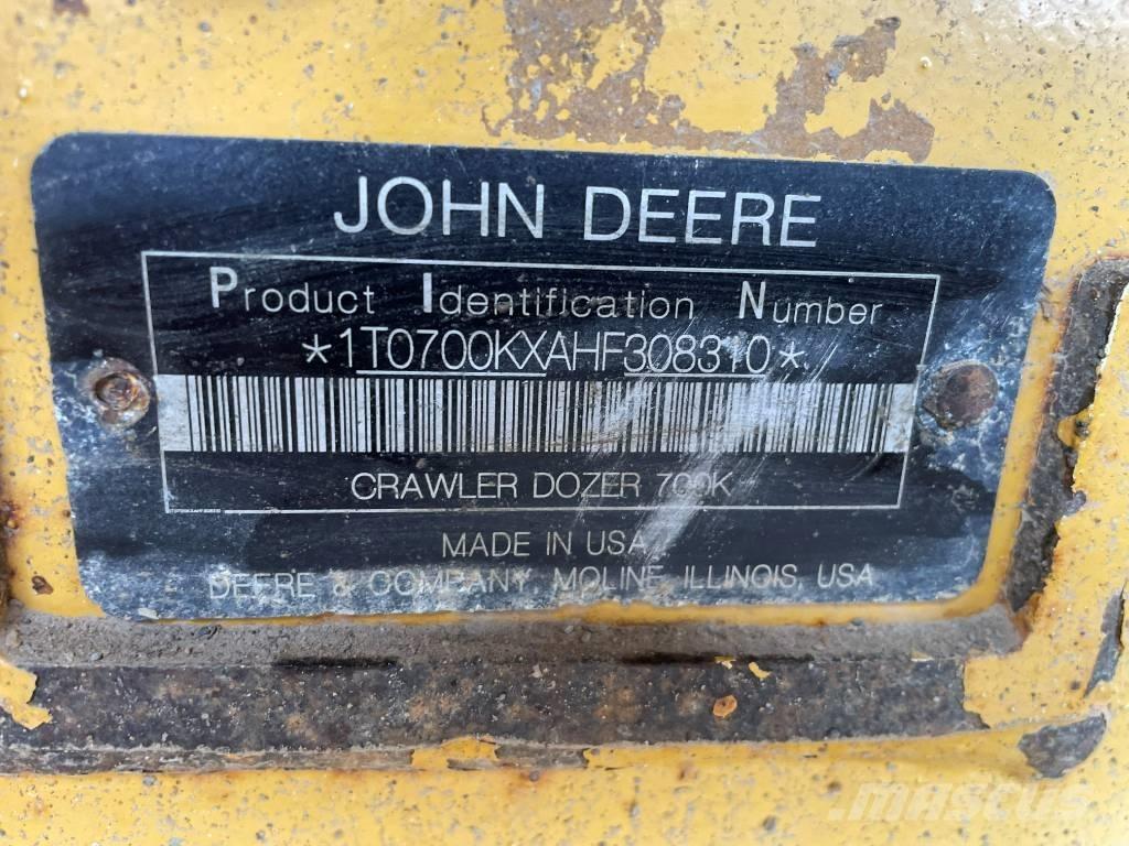 John Deere 700 KLGP Μπουλντόζες με ερπύστριες