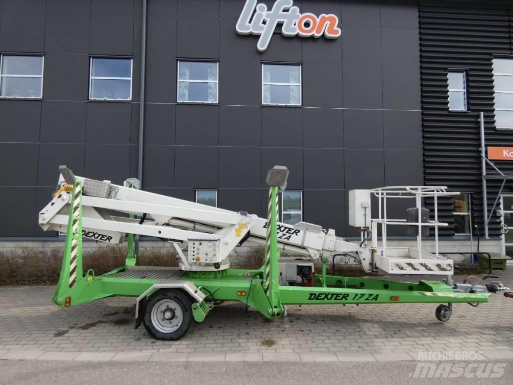 Dexter 17ZA Skylift Εναέριες πλατφόρμες τοποθετημένες σε ρυμούλκα