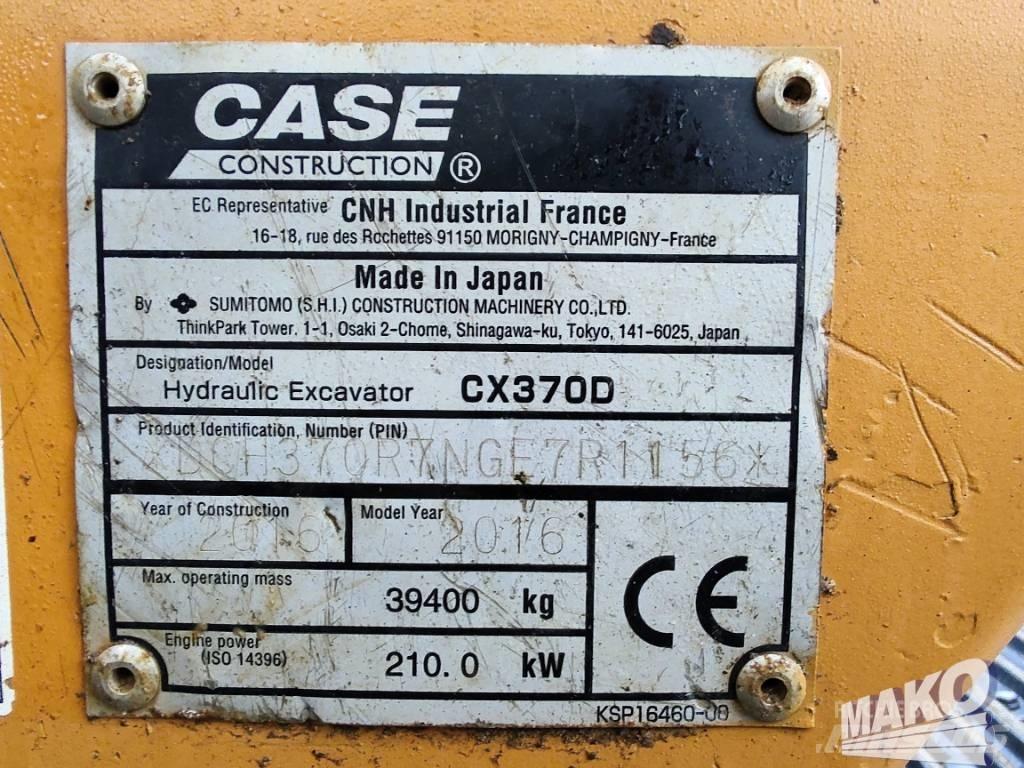 CASE CX 370 Εκσκαφείς με ερπύστριες