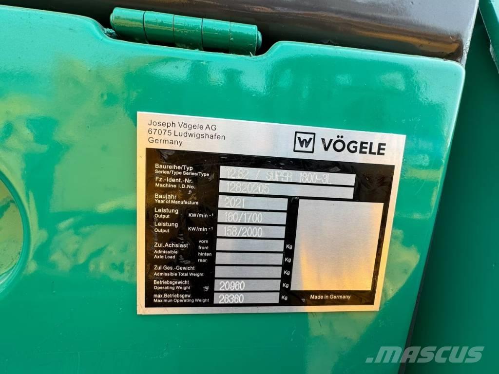 Vögele 1800-3 Επίστρωση ασφάλτου