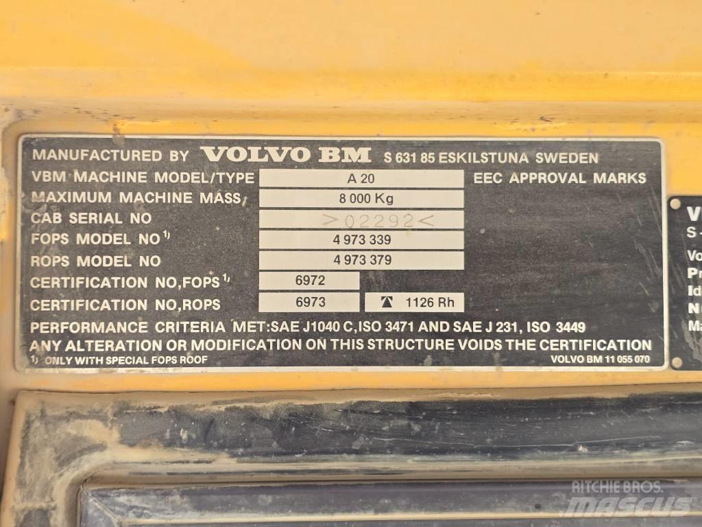 Volvo BM A 20 Dumpers εργοταξίου
