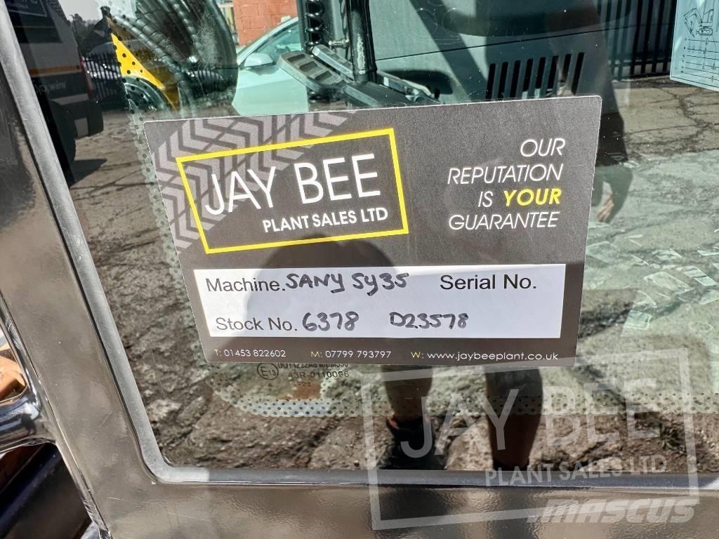 Sany SY 35 U Εκσκαφάκι (διαβολάκι) < 7t