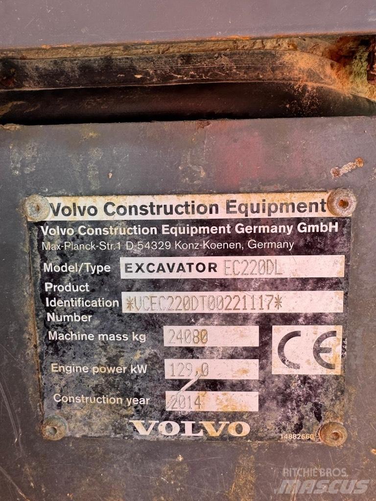 Volvo EC 220 DL Εκσκαφείς με ερπύστριες
