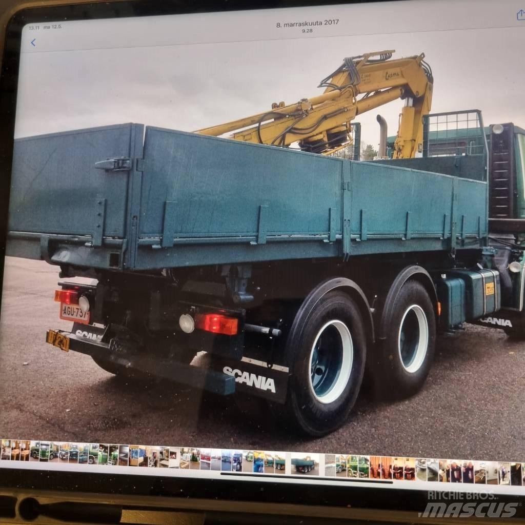 Scania R 142 HL Φορτηγά με γερανό & γάτζο
