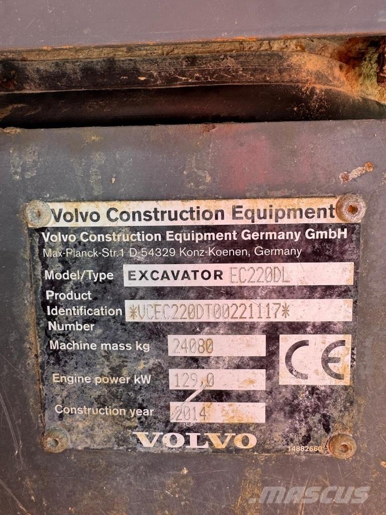 Volvo EC 220 DL Εκσκαφείς με ερπύστριες