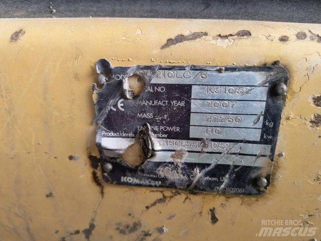 Komatsu 210 LC Εκσκαφείς με ερπύστριες