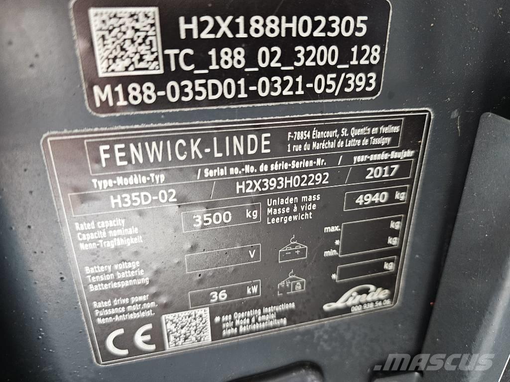 Linde H35D-02 Πετρελαιοκίνητα Κλαρκ