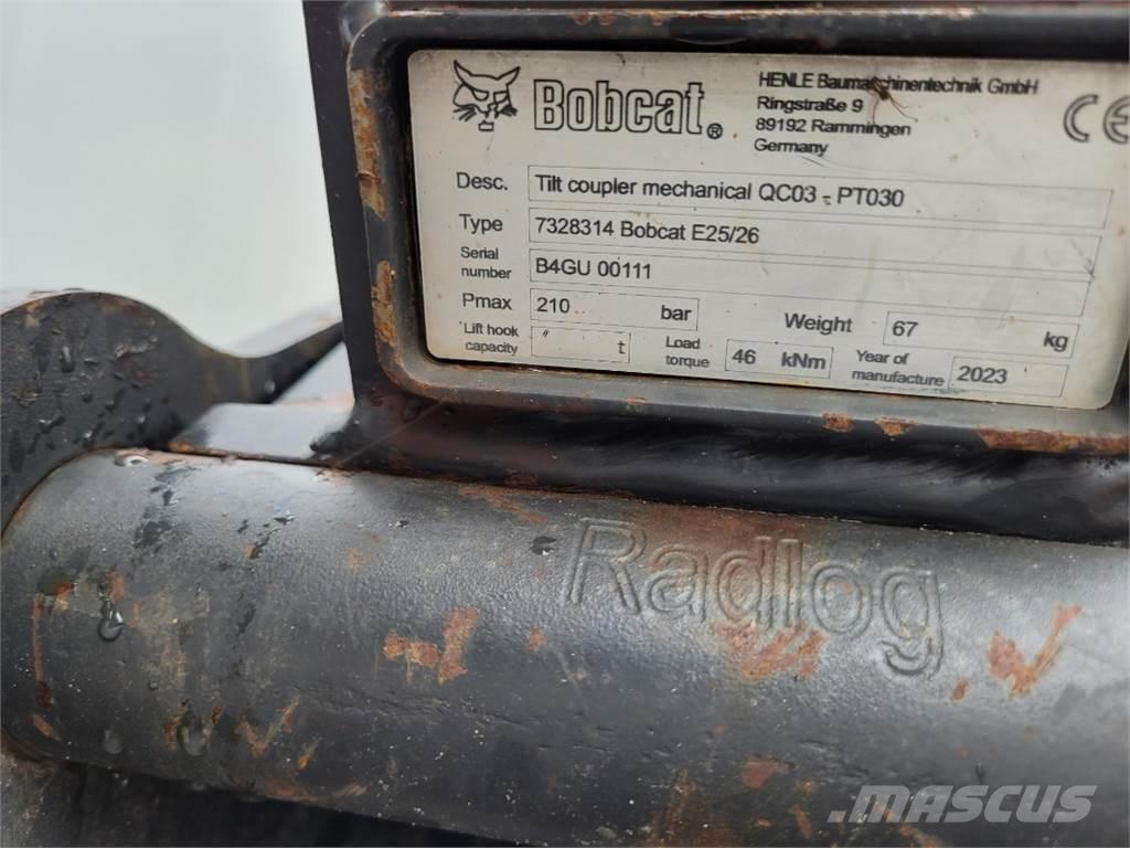 Bobcat E27 Εκσκαφάκι (διαβολάκι) < 7t