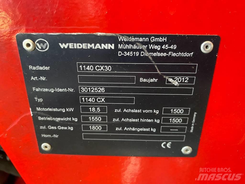 Weidemann 1140 CX30 Φορτωτές πολλαπλών χρήσεων
