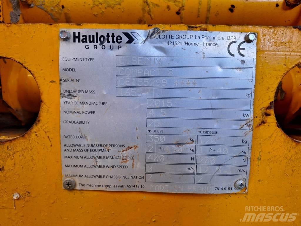 Haulotte Compact 8 Ανυψωτήρες ψαλιδωτής άρθρωσης