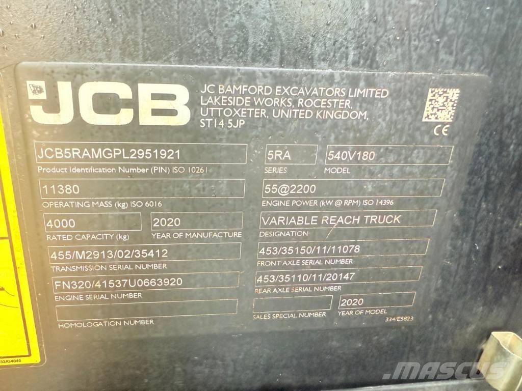 JCB 540-180 Τηλεσκοπικοί ανυψωτές