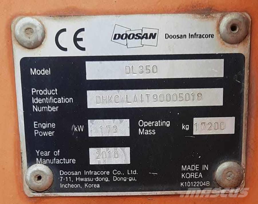 Doosan DL 350 Φορτωτές με λάστιχα (Τροχοφόροι)