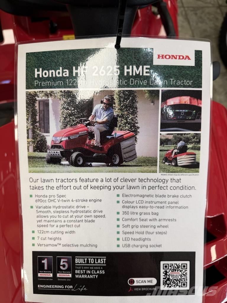 Honda HF2625 HME Χορτοκοπτικά με καθιστό χειριστή