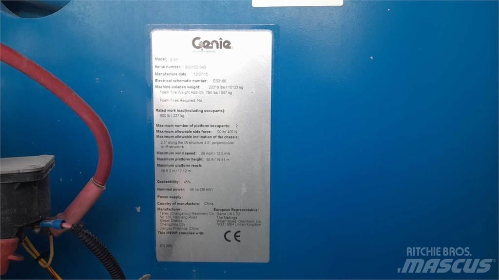 Genie S65 Ανυψωτήρες με τηλεσκοπικό βραχίονα