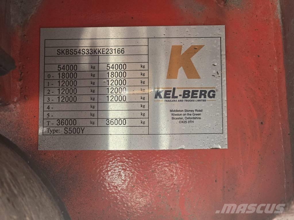 Kel-Berg 3 AS Επίπεδες/πλευρικώς ανοιγόμενες ημιρυμούλκες