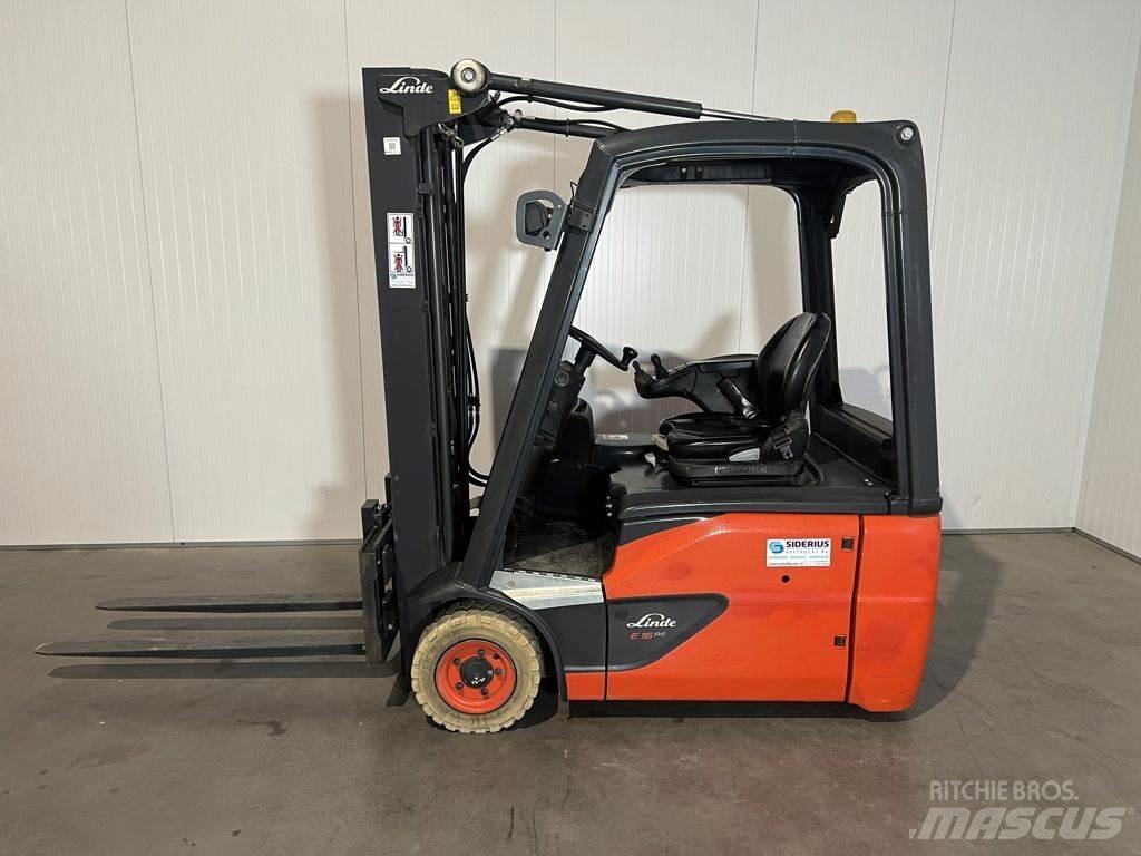 Linde E16-02 Ηλεκτρικά περονοφόρα ανυψωτικά κλαρκ