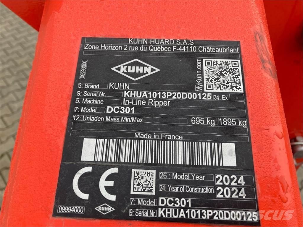 Kuhn DC 301 Άλλες μηχανές οργώματος και εξαρτήματα