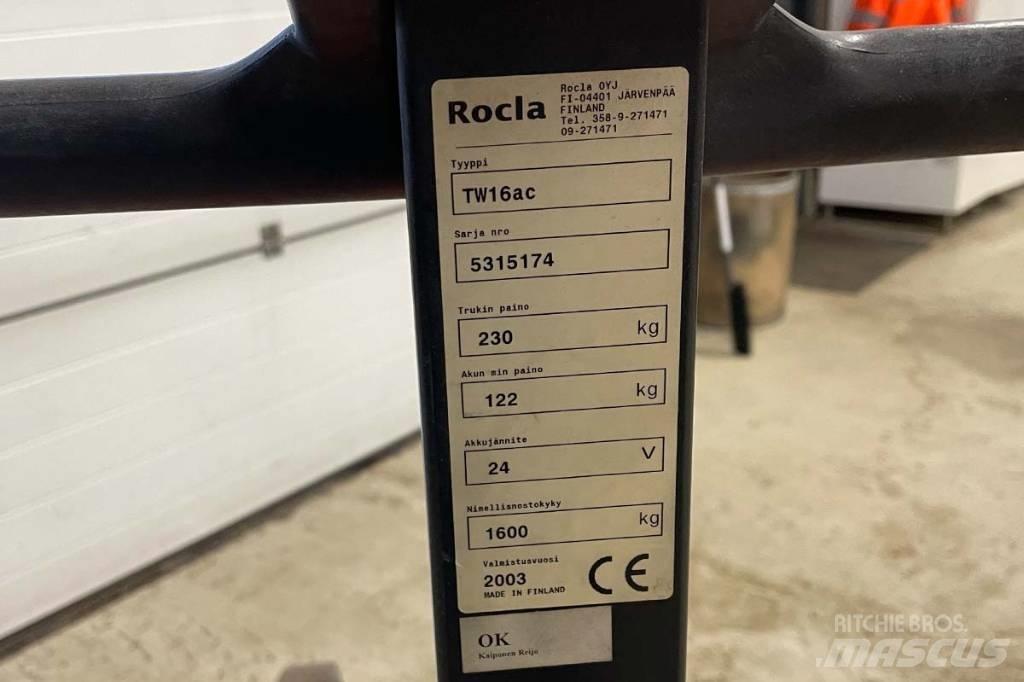 Rocla TW 16 AC Χειροκίνητο περονοφόρο ανυψωτικό