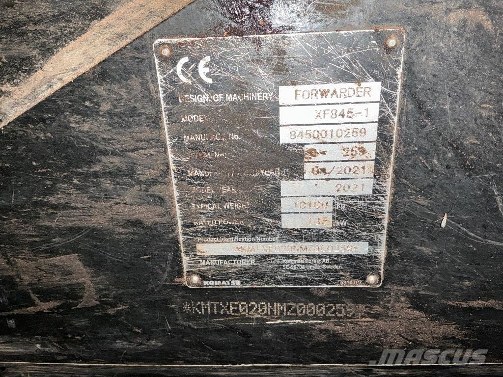 Komatsu 845 Μεταφορείς ξυλείας