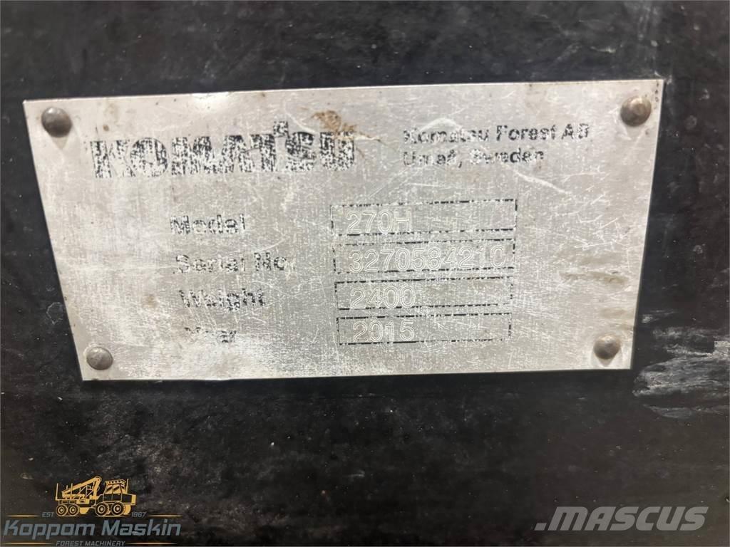 Komatsu 270H Γερανοί συλλεκτικών μηχανών