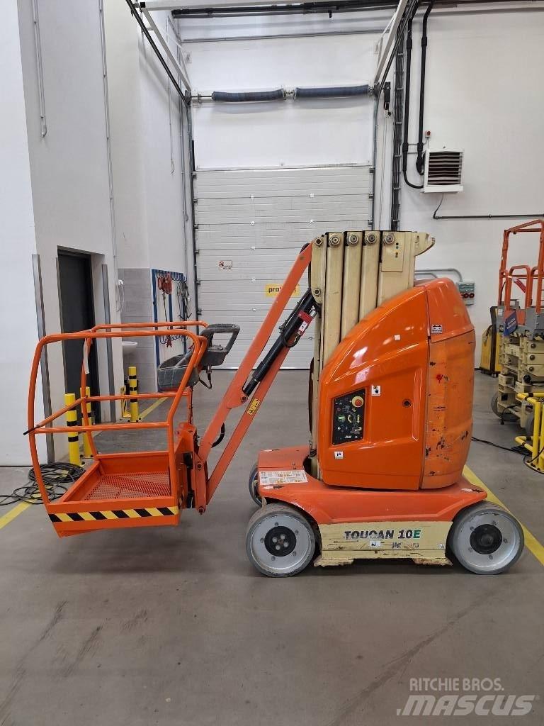 JLG Toucan 10 E Ανυψωτήρες με κατακόρυφους πυλώνες