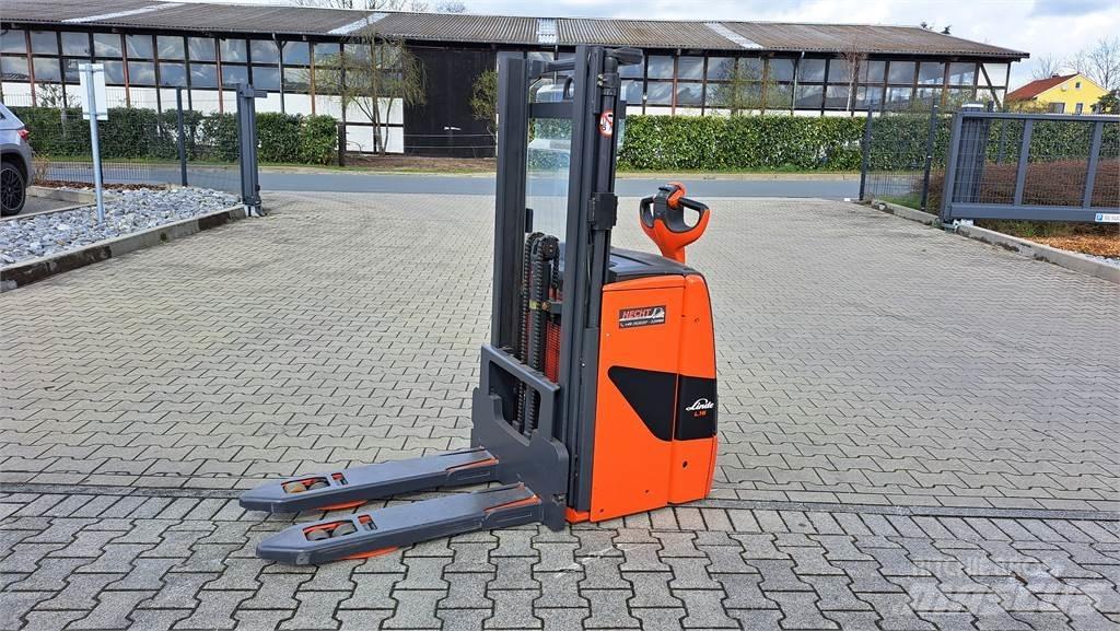 Linde L16i Παλετοφόρα πεζού χειριστή με ιστό