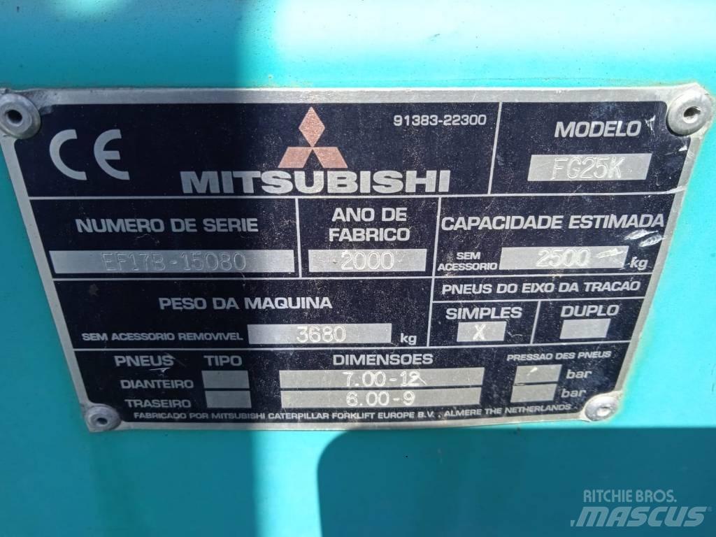 Mitsubishi FG25K Περονοφόρα ανυψωτικά κλαρκ με φυσικό αέριο LPG
